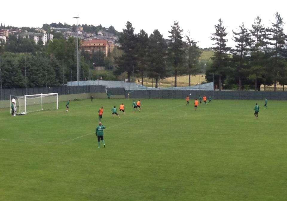Doppia seduta per i lupi, nel pomeriggio partitella a ranghi misti