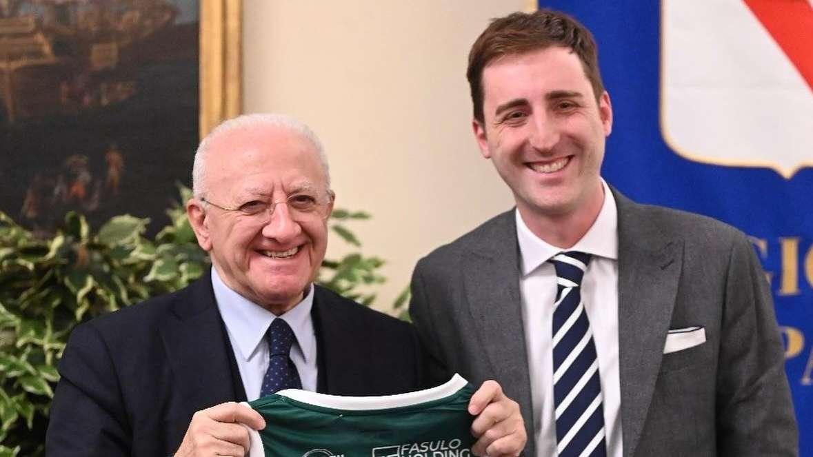 L'Avellino Basket ricevuta e premiata dal Governatore della Campania De Luca