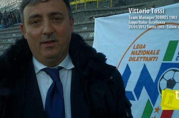 Torres, Tossi: "Non pensiamo al Lanusei, ma solo al nostro destino" 