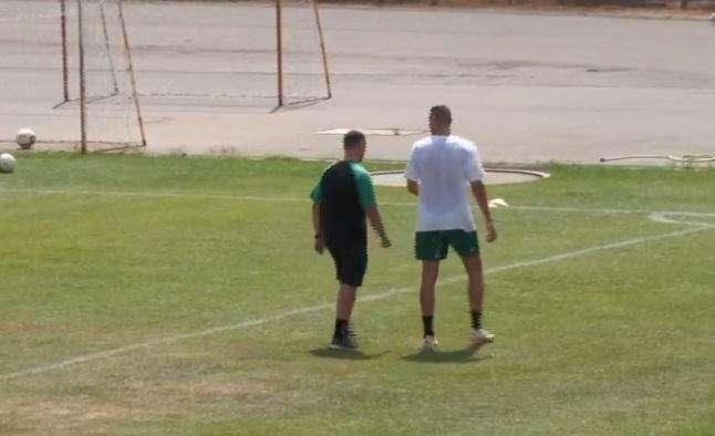 Vano suda a San Gregorio Magno: primo allenamento per l'attaccante
