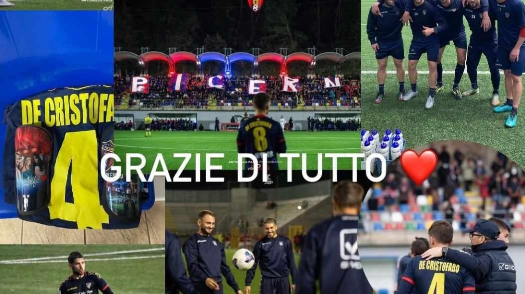 De Cristofaro saluta il Picerno: "Grazie di tutto". L'attende l'Avellino