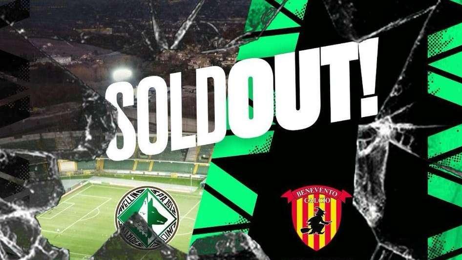 Terminati gli ultimi biglietti disponibili: Avellino-Benevento sarà sold out