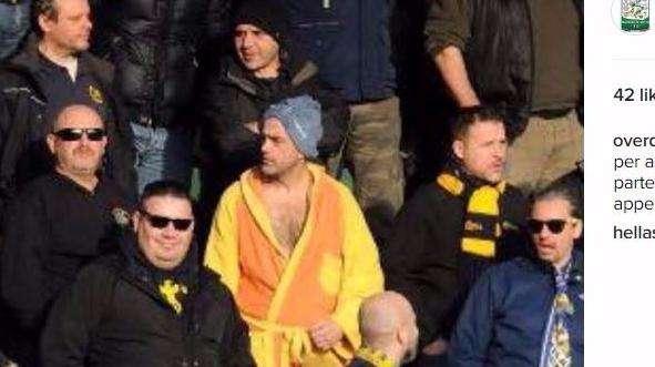 Verona, Daspo al tifoso al Partenio in tenuta da bagno