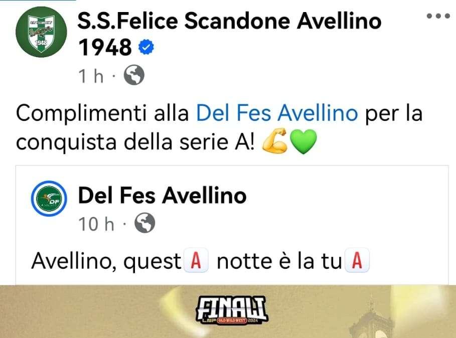Delfes promossa, i complimenti della Felice Scandone