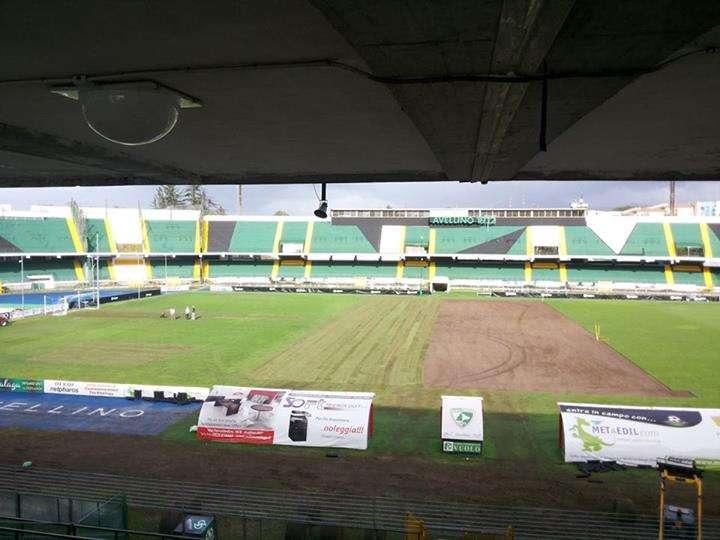 Stadio Partenio-Lombardi: in giornata la fine dei lavori sul manto erboso
