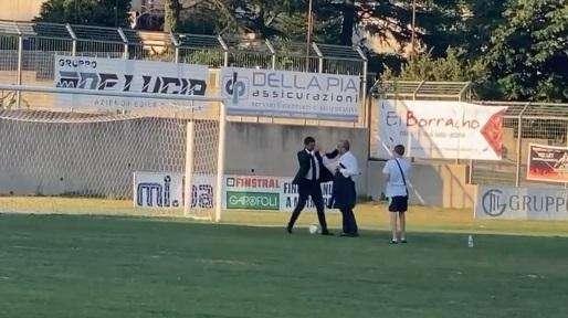D'Agostino fa visita all'Avellino a Mercogliano e segna un rigore al Sindaco D'Alessio 
