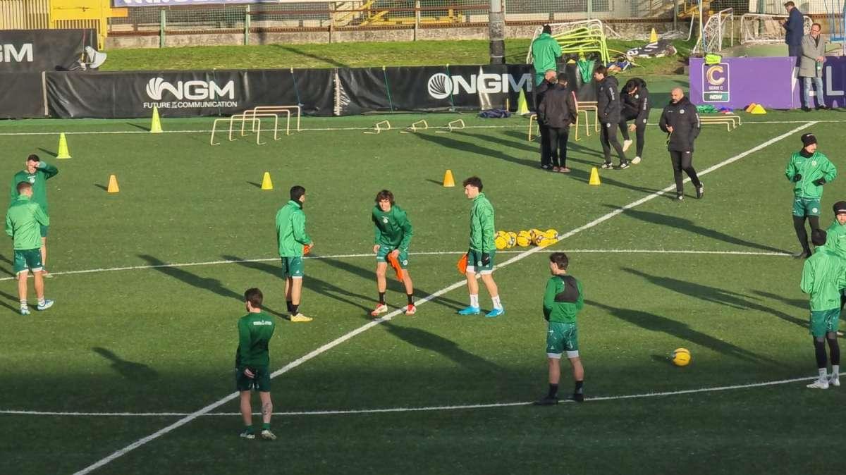 Proseguono gli allenamenti, da domani sedute alle 12.30, pochi i dubbi per Biancolino