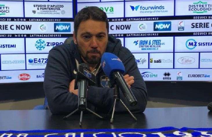 Di Donato (Latina): "Gara persa sul rigore generoso dato all'Avellino. Ci siamo innervositi e non siamo riusciti a reagire. De Cristofaro? Non una bella figura"
