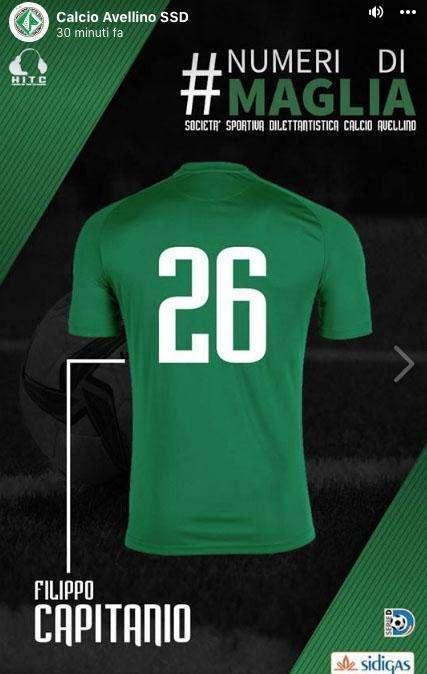 Capitanio ha scelto il suo numero di maglia