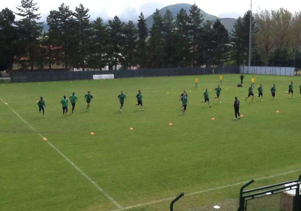 A Rivisondoli, l'Avellino suda agli ordini di Fabio Esposito, poi ancora campo...