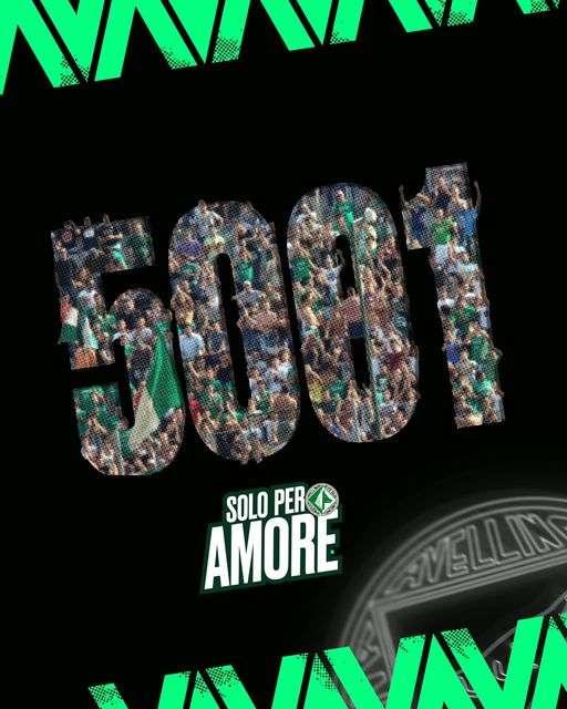 Chiusa la campagna abbonamenti: è record! Sono oltre 5.000 le tessere vendute