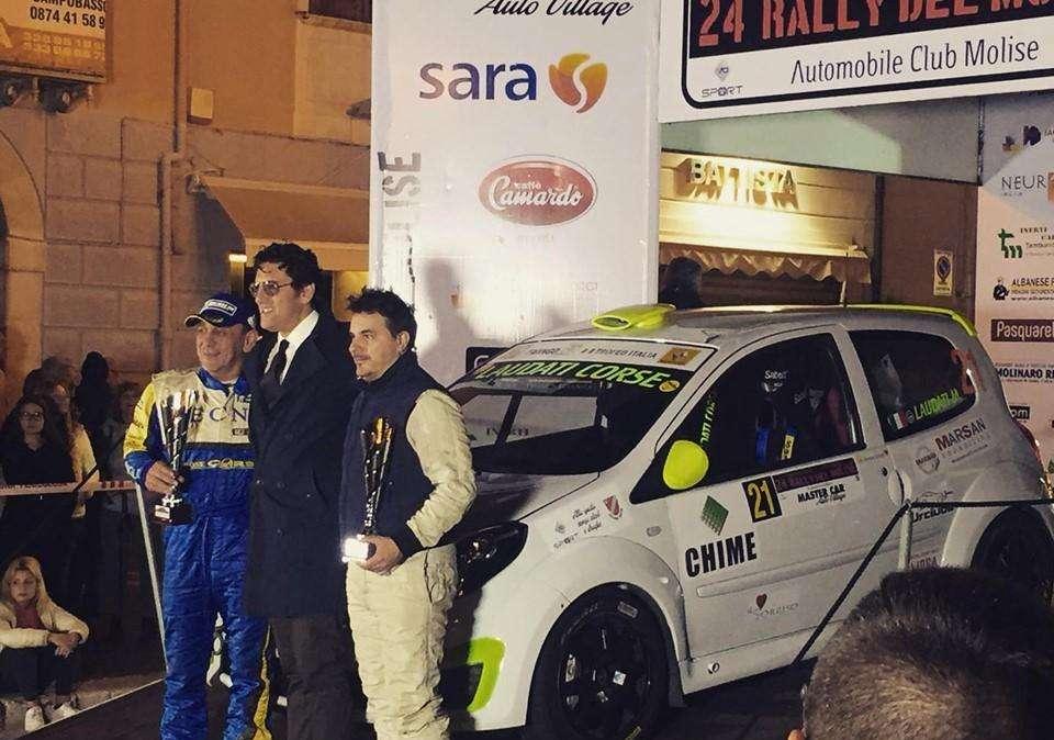 Rally del Molise, secondo posto per il pilota irpino Laudati