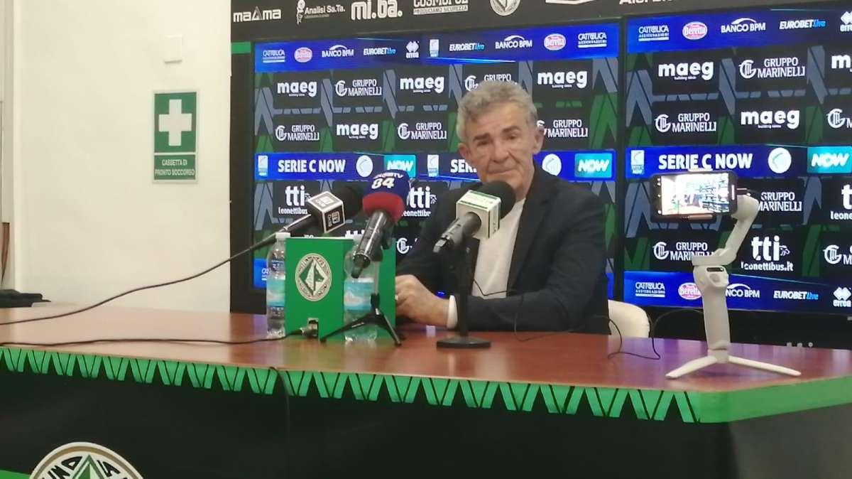 Auteri: "La prestazione c'è stata, non abbiamo mai sofferto l'Avellino. Gara decisa da una grande giocata di Sgarbi"