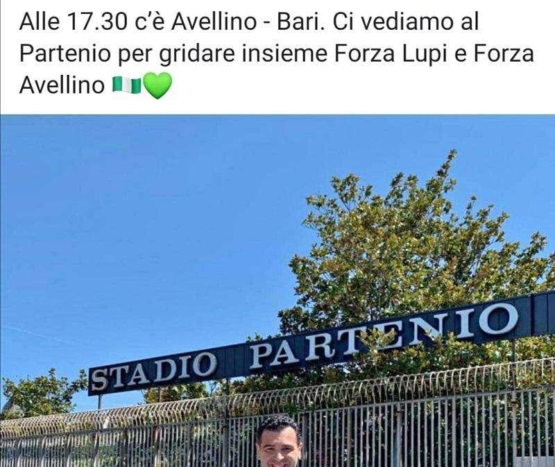 Il sindaco Festa: "C'è Avellino-Bari, ci vediamo al Partenio"