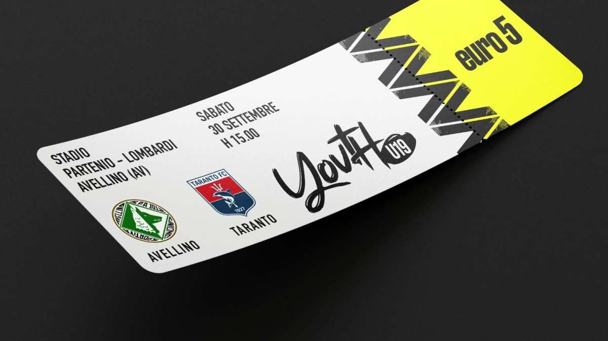 Avellino-Taranto Primavera 3, le info per l'acquisto dei tagliandi