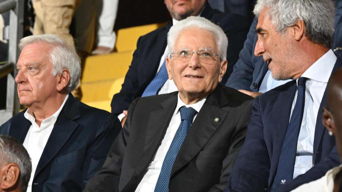 Anche Mattarella in tribuna ad assistere a Palermo-Avellino