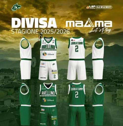 Avellino Basket: presentate le nuove divise ufficiali per la stagione 2025/2026