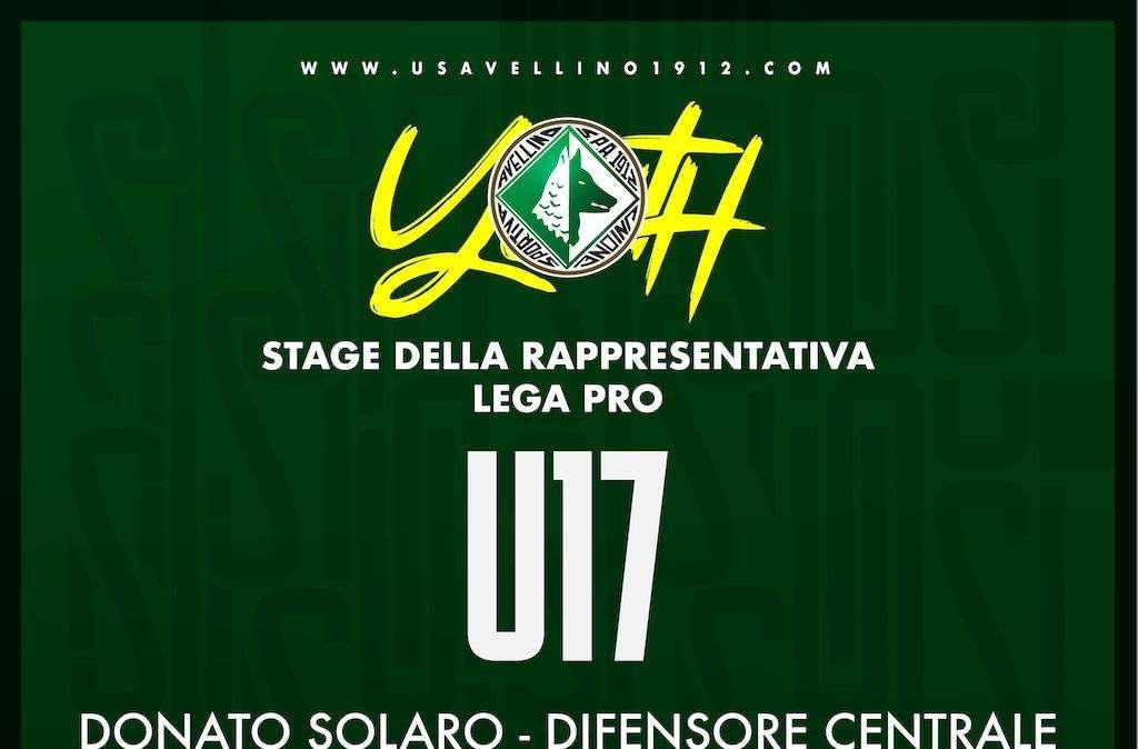 Rappresentativa Under 17 Lega Pro, due irpini convocati