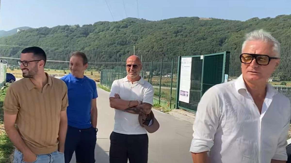Visita a Rivisondoli per Gigi Molino e il suo staff tecnico