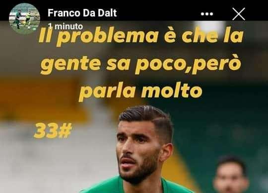 Voci di mercato, Da Dalt stizzito su Instagram: "La gente sa poco, però parla molto"