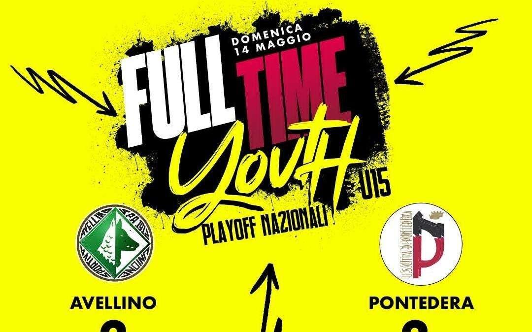 Under 15, l'Avellino pareggia 3-3 con il Pontedera. Lupacchiotti ai quarti dei playoff grazie al successo dell'andata