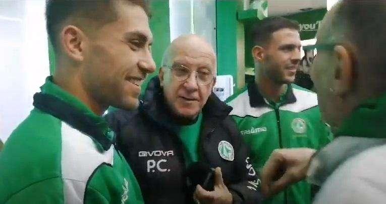 VIDEO - A Patierno ha portato bene, il tifoso ci riprova: cornetti portafortuna a Liotti e De Cristofaro