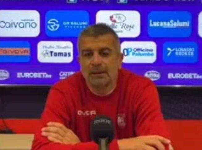 Picerno, Tomei: "Avellino forte in tutti i reparti, non lasciamoci ingannare dallo scivolone in coppa"