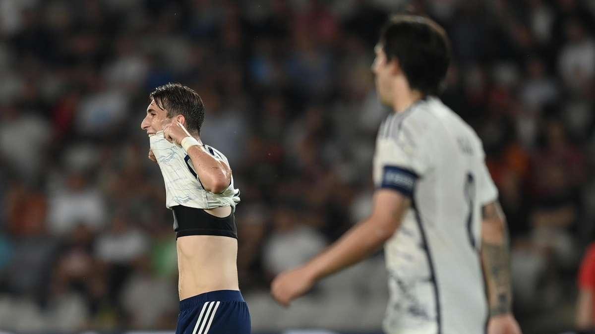 Esordio sfortunato per l'Italia Under 21: per Parisi ultimi scampoli di partita e assist per il gol 'fantasma'