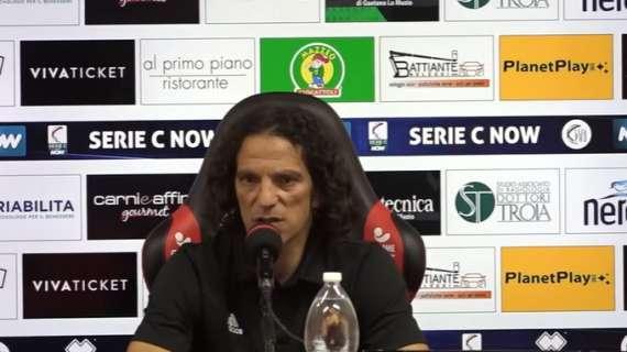 Cudini (Foggia): "Gara che è stata indirizzata dagli episodi. Deluso dal risultato, ma è stata una gara aperta"