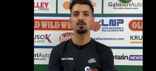 Avellino Basket, Dell'Agnello: "La strada è ancora lunga, ora sotto con Cividale"