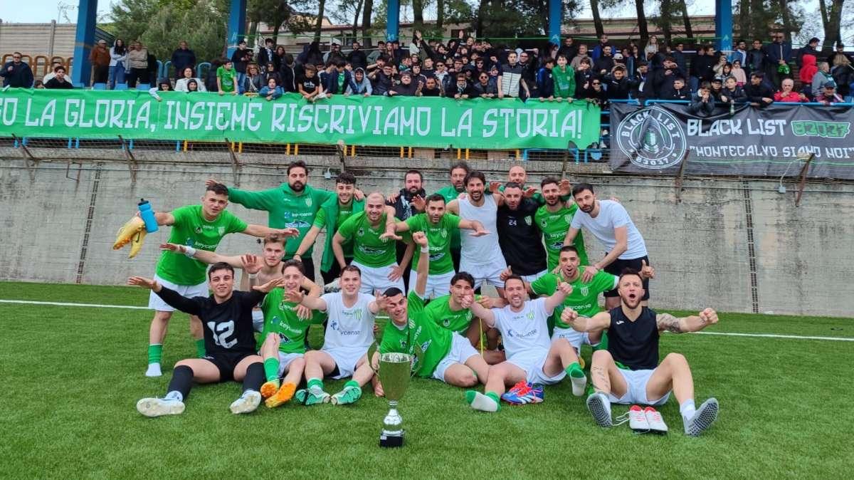 Il Comprensorio Miscano vince la finale playoff e torna in Prima Categoria. Festa a Montecalvo Irpino