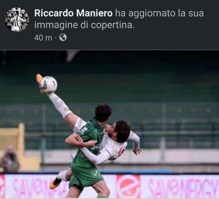 Maniero saluta Avellino con una foto "provocatoria" sui social. Ma chiarisce...