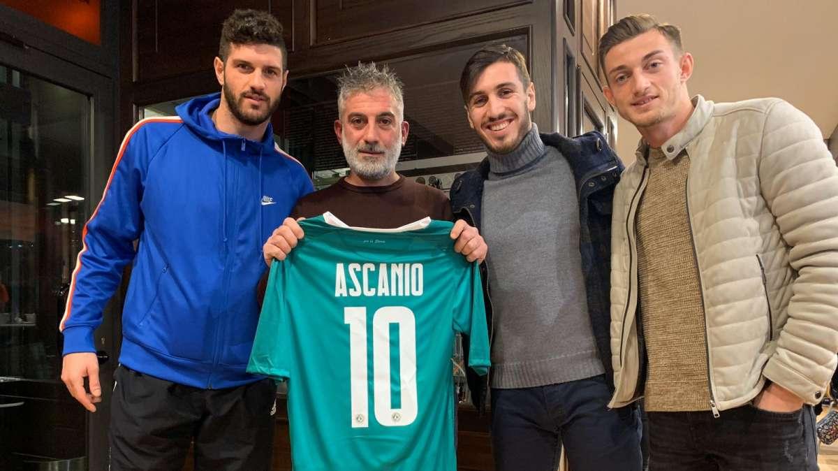 A cena con Ascanio: tre biancoverdi all'evento di beneficenza