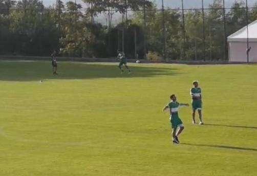 Bernardotto a Sturno, subito in campo agli ordini del preparatore atletico