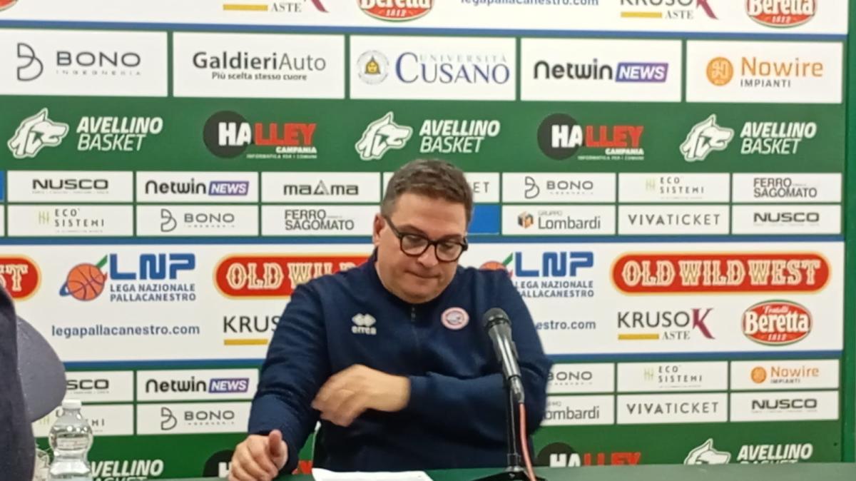 Montecatini, coach Andreazza: "Avellino brava a dare la zampata nel primo quarto. Contenti di aver dato battaglia fino alla fine"