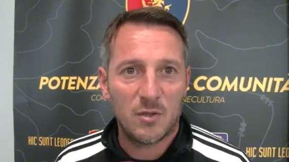De Giorgio (Potenza): "Pareggio giusto, abbiamo fatto noi la partita, concedendo poco all'Avellino"