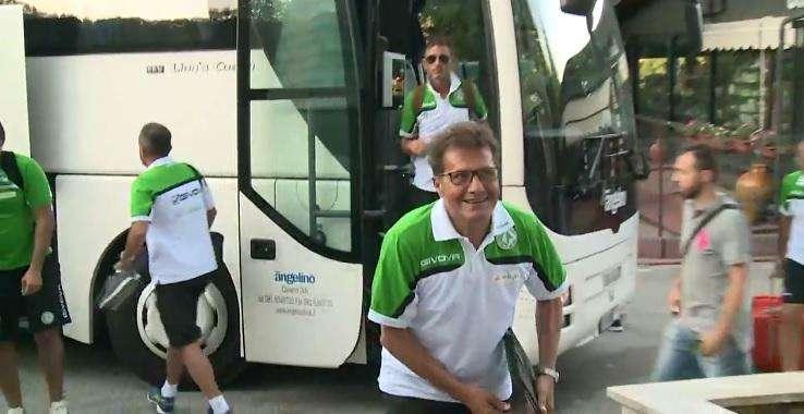 Ore 19.32: l'Avellino è arrivato a Cascia