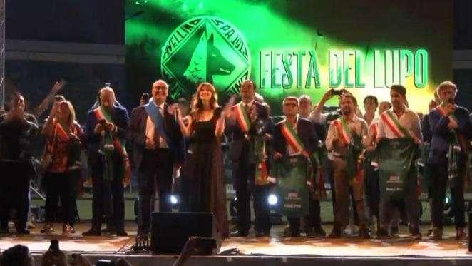 FOTO - Festa del Lupo, i Sindaci dei 118 comuni irpini al Partenio-Lombardi