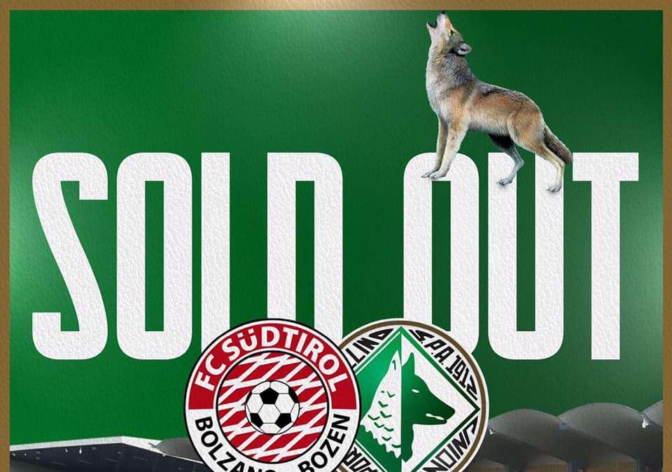 Sudtirol-Avellino: sold out il settore ospiti del Druso. Ecco quanti saranno i tifosi biancoverdi