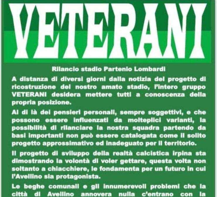 Nuovo stadio, il gruppo 'Veterani': "Occasione imperdibile di rilancio e di lavoro"