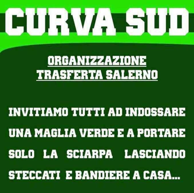 La Curva Sud: "Portate solo maglia e sciarpa, al resto pensiamo noi"