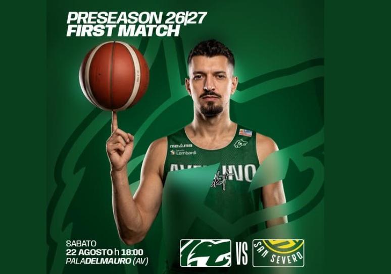 Avellino Basket, sabato il primo test pre-campionato: l'avversario