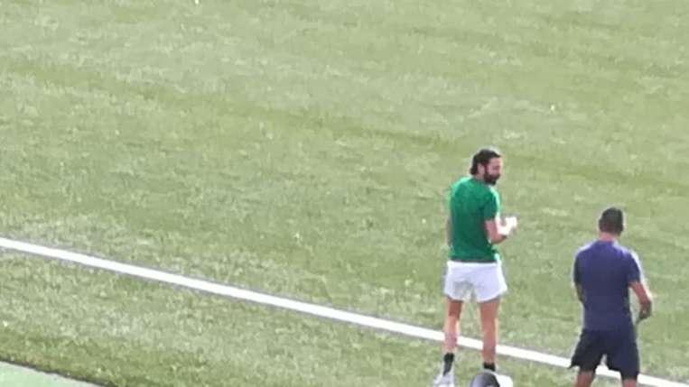 FOTO - Sforzini si aggrega alla squadra: primo allenamento in biancoverde