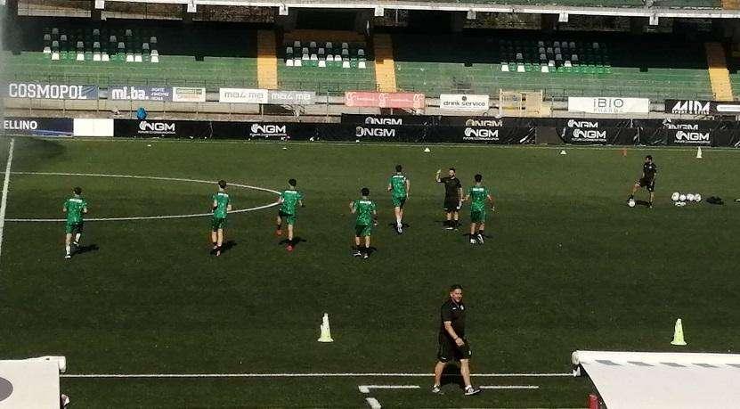 Avellino, Toscano riprende ad allenarsi in gruppo. In due a parte