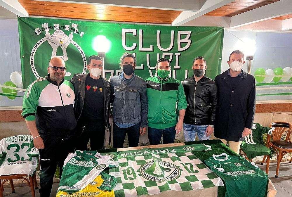 Avellino, una delegazione della squadra all'inaugurazione del club "Lupi del Vallo" a Lauro