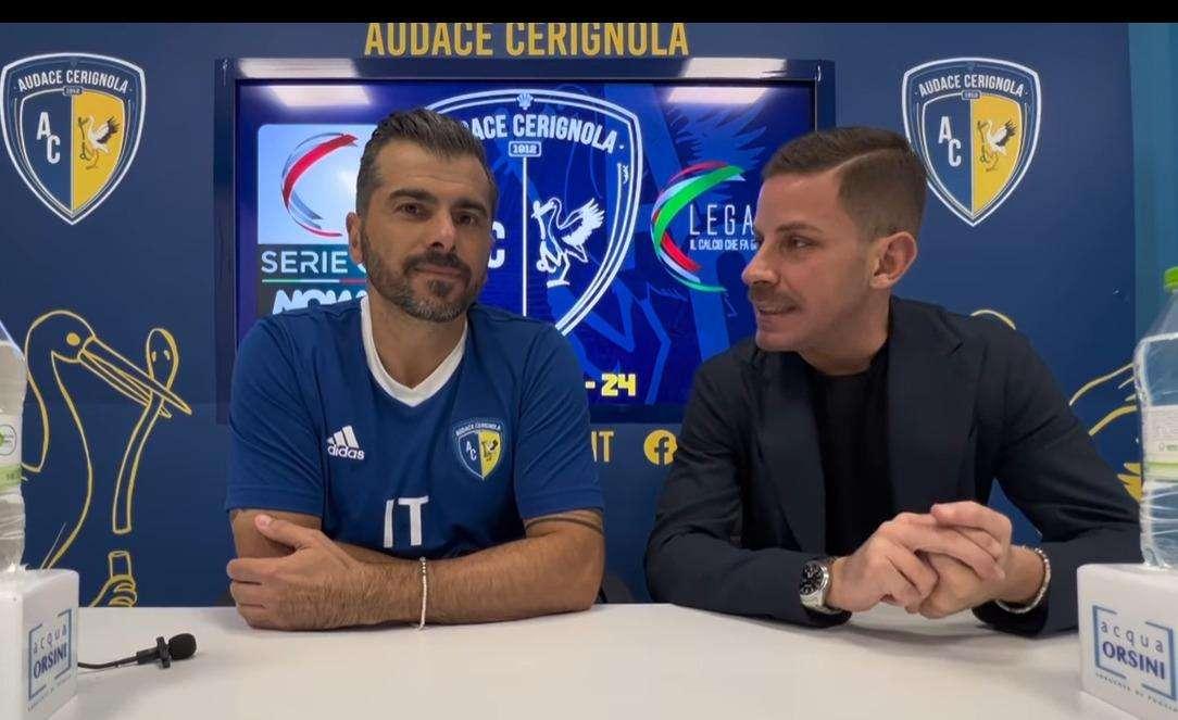 Cerignola, Tisci: "Avellino attrezzata per il salto di categoria. Stiamo bene sia mentalmente che fisicamente"