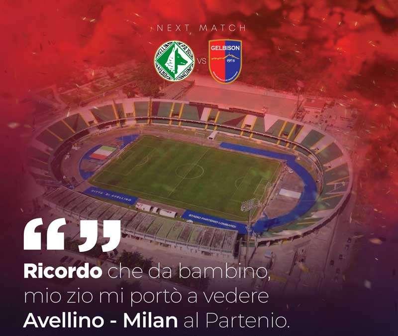 Gelbison, post social emozionale: "Da piccolo Avellino-Milan, ora Avellino-Gelbison"