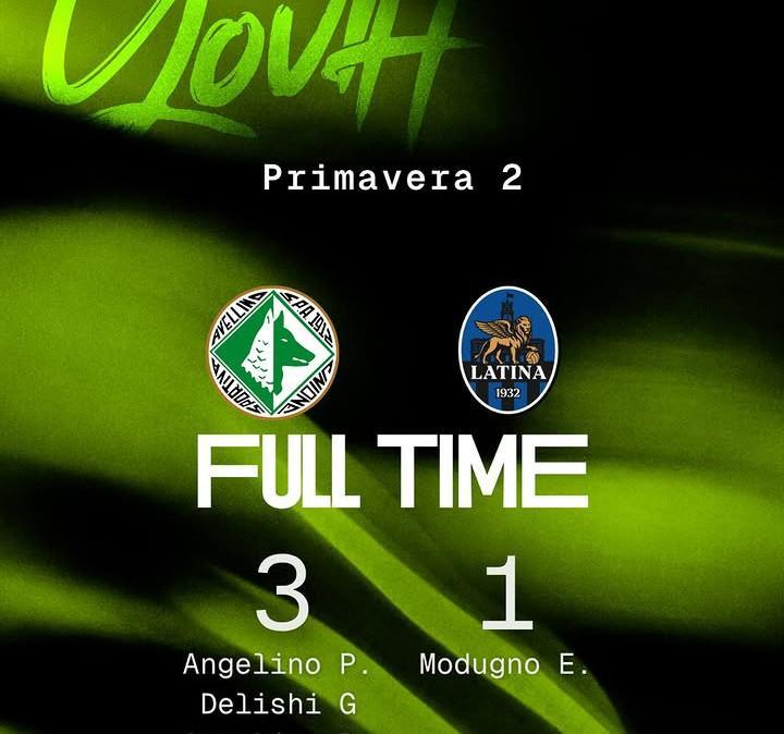 Primavera, 3 su 3 per l'Avellino: battuto 3-1 il Latina 3-1