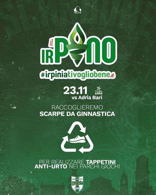 Felice Scandone, in campo insieme al “Pino Irpino”