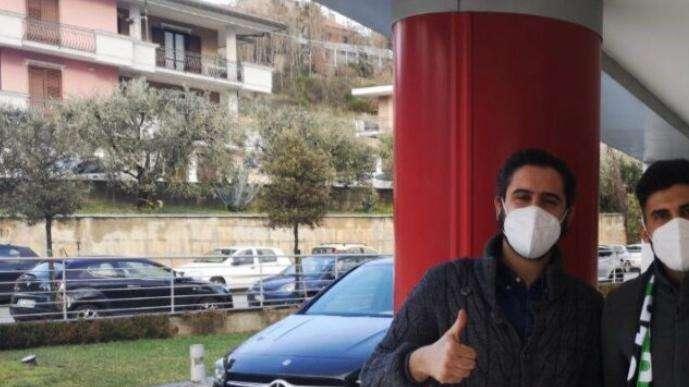 Carriero con l'AD D'Agostino